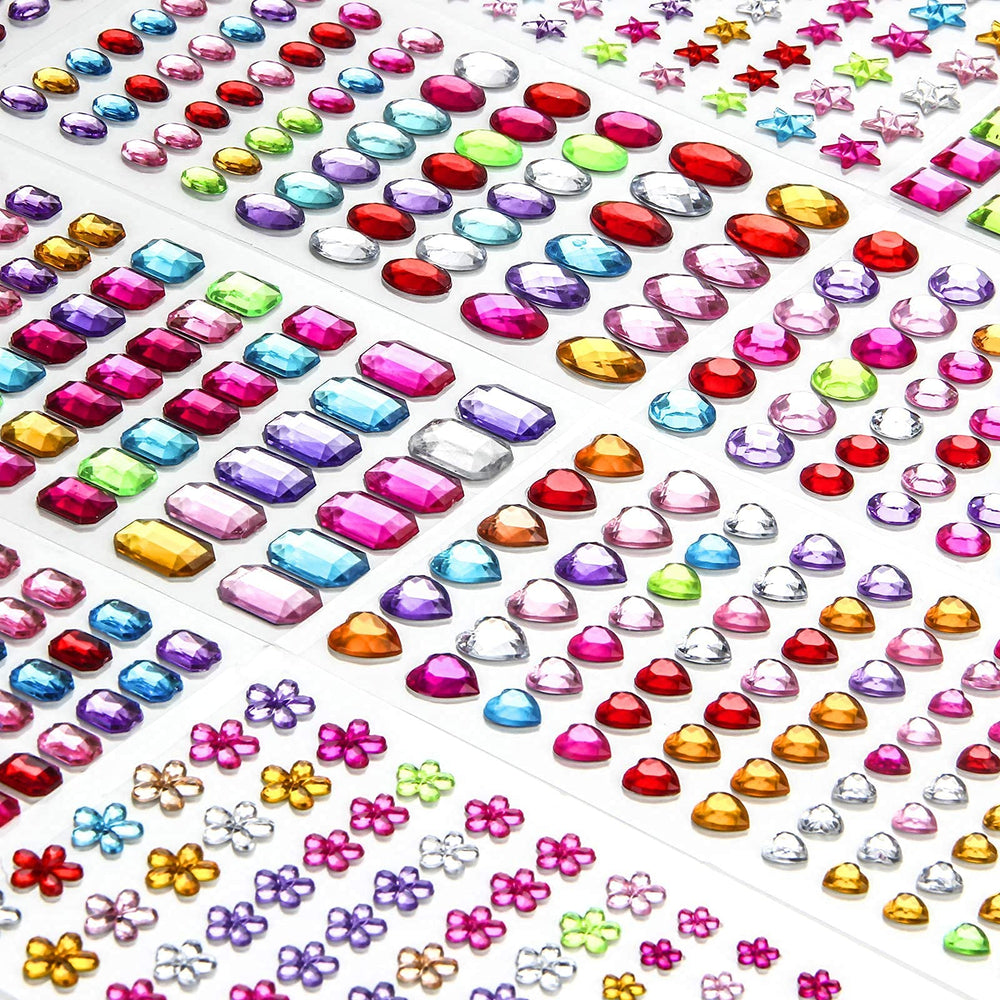 FEMBW paillettes autocollantes ronds pour ongles et maquillage, application rapide.