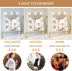 Miroir FENCHILIN 12x14 pouces offre un angle ajustable