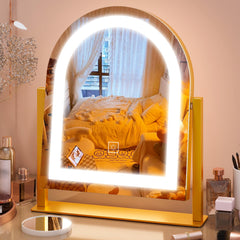 Miroir FENNIO grand vanity lumineux pour maquillage précis et éclairage clair