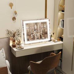 Grossissement 10x sur le miroir FENNIO vanité pour détails fins