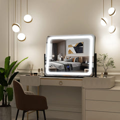 Miroir FENNIO, 3 couleurs d'éclairage pour l'ambiance