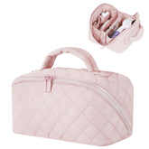 Festivalment pochette maquillage, ouverture 180°, accès rapide à tous vos produits.