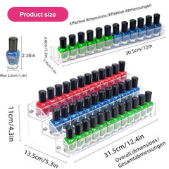 FFowcye afficheur cosmétiques en acrylique, 3 niveaux, meilleure visibilité.