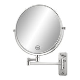 Miroir mural FFowcye 8 pouces, 1x/10x, pour maquillage précis et vue globale.