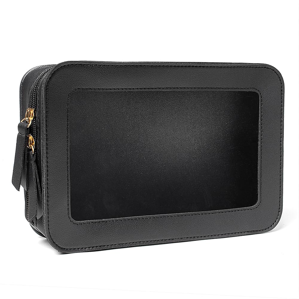 FFpaw sac maquillage transparent, visibilité rapide pour trier les produits
