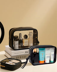 FFpaw trousse maquillage transparente moyen, organisation efficace au quotidien.