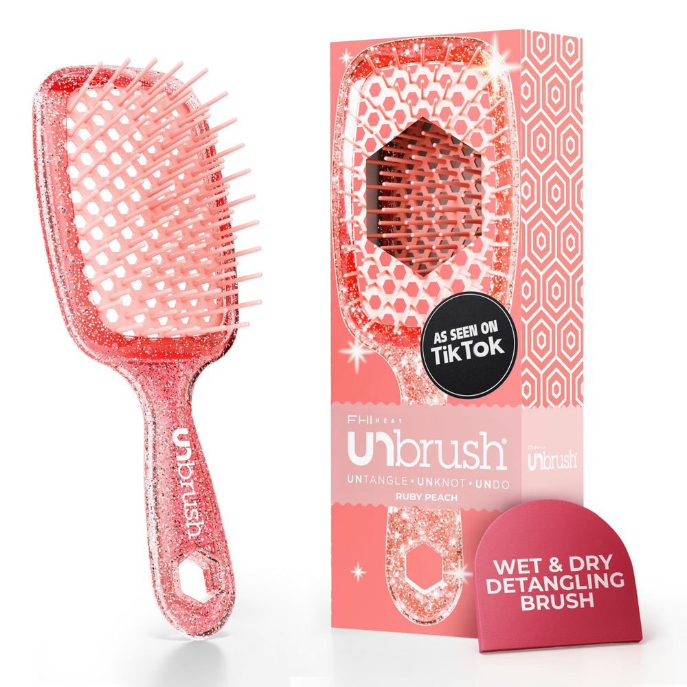 UNbrush FHI Heat – brosse demelante noeuds mouillees pour demeler sans douleur