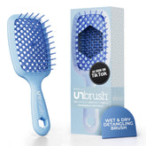 Brosse UNbrush de FHI Heat démêlant cheveux mouillés et secs sans douleur.