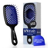 Brosse UNbrush FHI Heat détanglante sur cheveux mouillés ou secs.