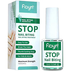 Vernis Fidyn anti-mordillage en bouteille de 10 ml pour freiner le rongement des ongles.