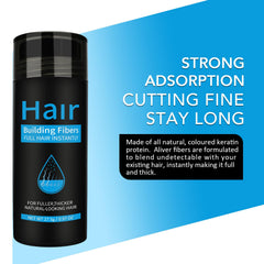 find back fibres capillaires brun foncé – Application facile sur les zones clairsemées.