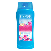 FINESSE Restore + Strengthen, bouteille visible, hydratation nourrissante pour cheveux secs.