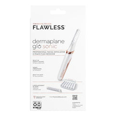 Lames japonaises utilisées par Finishing Touch Flawless Glo Sonic pour exfolier en douceur