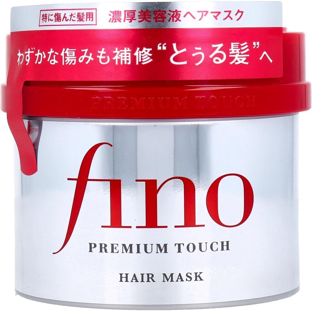 Masque EMBEAUTY Fino Premium Touch dans sa bouteille, soin nourrissant prêt à l’emploi.
