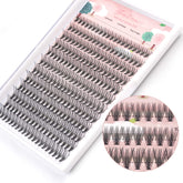 FinyDreamy cils extensions 20D clusters, pack de 240, look volumisé naturel