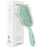 Brosse Fiora Naturals détanglage cheveux pour femmes, glisse sans douleur