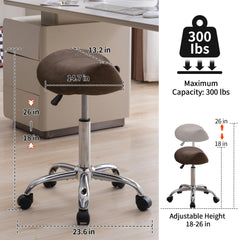 Siège selle FIRAVOE à hauteur réglable 18–26 pouces pour toutes morphologies.