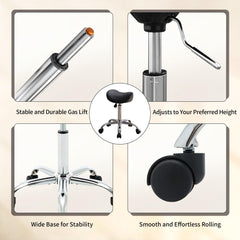 FIRAVOE tabouret selle ergonomique épouse les courbes pour une posture naturelle.