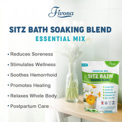 FIVONA sel bain Sitz post-partum apaisant et réconfortant pour le quotidien.
