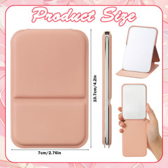 Fiwochic miroir pliant 4,2 pouces léger pour voyager et transporter.
