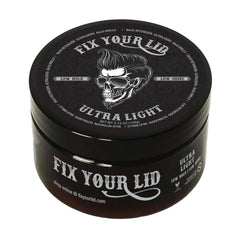Fix Your Lid Pomade Ultra Léger – Bouteille légère et pratique.