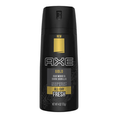 Axe Gold Oud Wood et Dark Vanilla – flacon élégant et parfum sophistiqué pour homme