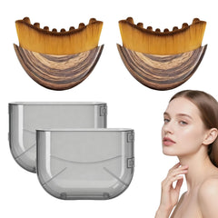 Brosse FIYY6VC Contour lymphatique visage en ensemble, prêt à l’emploi pour un contour précis.