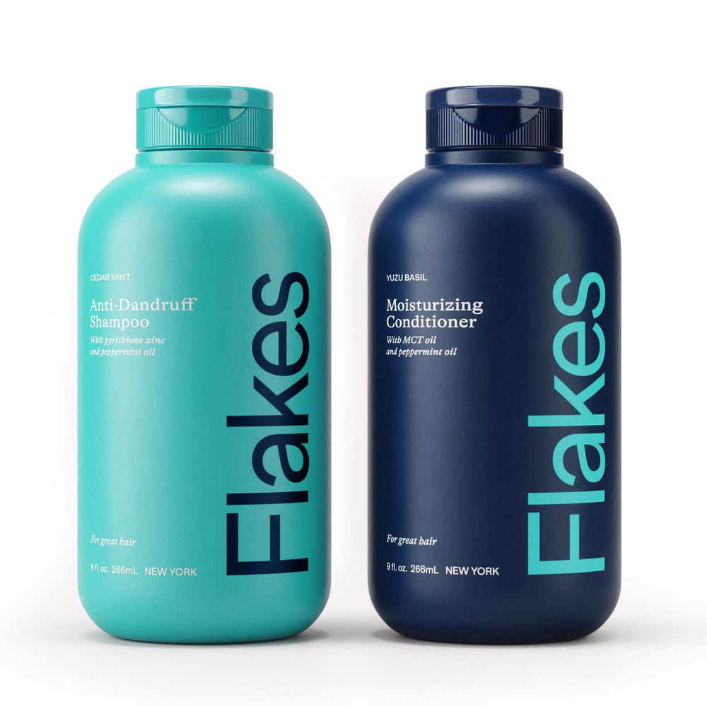 Flakes Shampoing anti-pellicules menthe purifiant; fraîcheur durable.