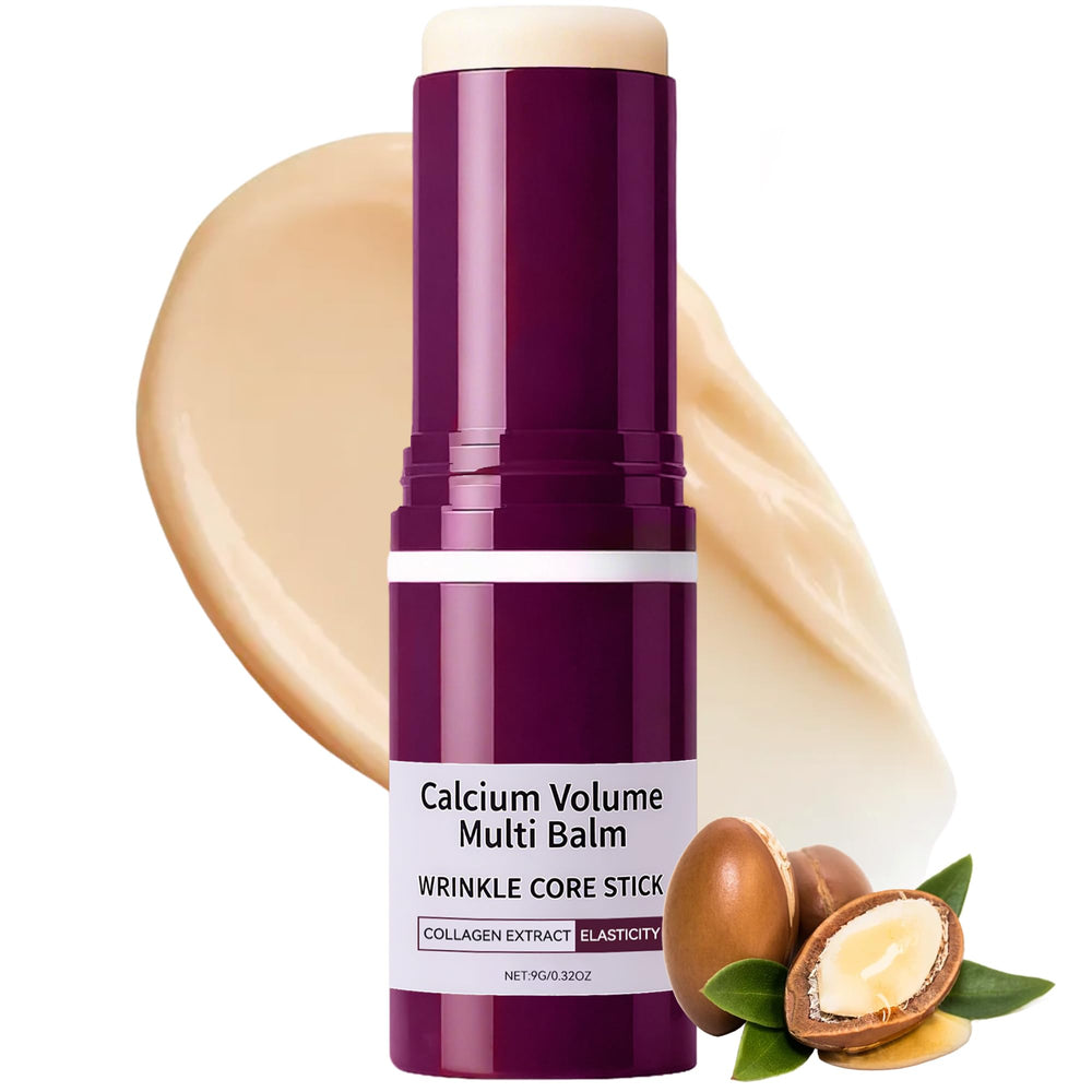 Fleur Luxxe Calcium Multi Balm sur le visage, hydratation instantanée et fini lumineux.