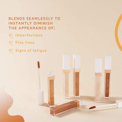 FLOWER BEAUTY Light Illusion Concealer application fluide sur la peau