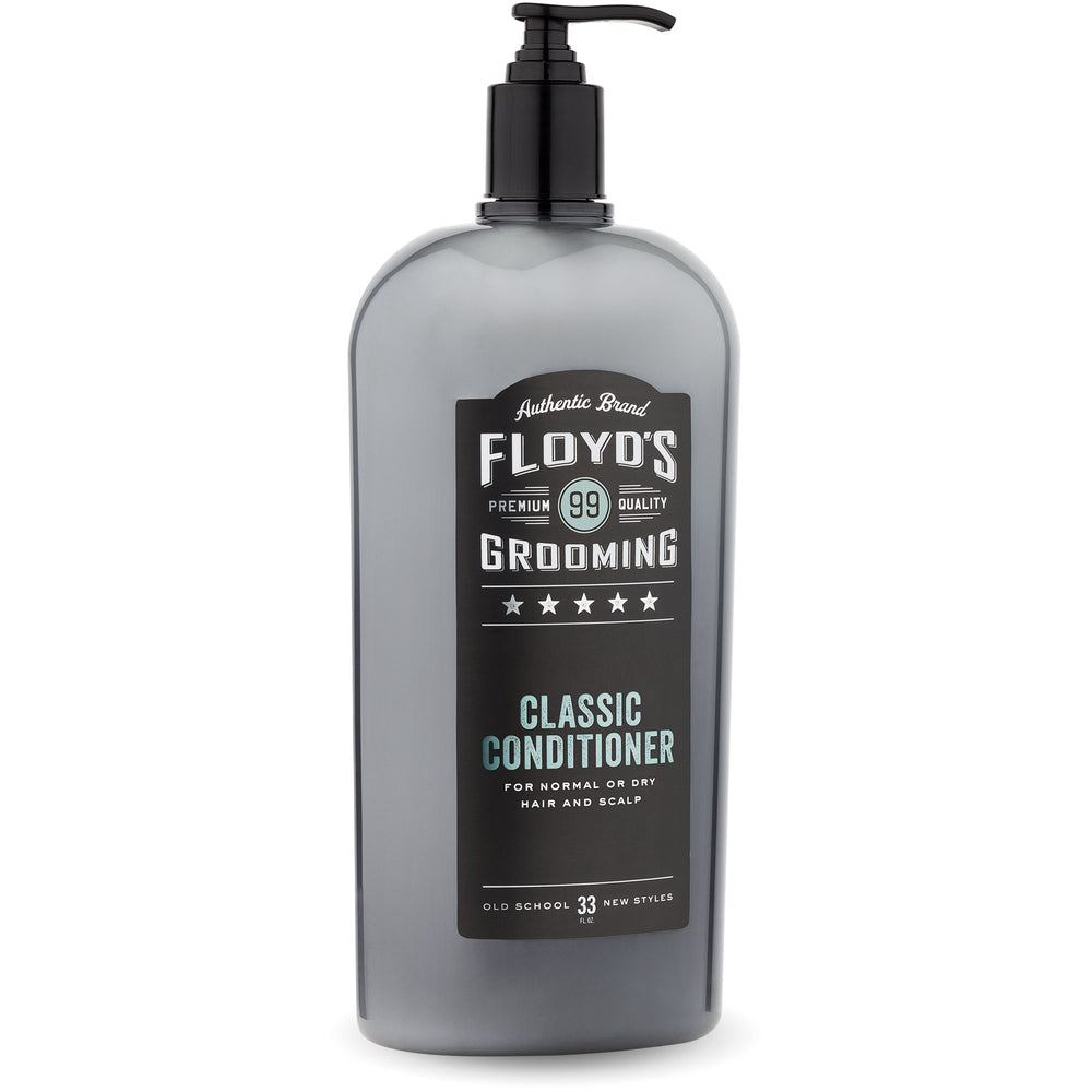 Floyd's 99 Conditionneur Classique – Bouteille pour cheveux hydratés et brillance naturelle.