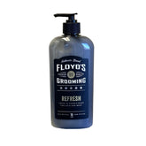 Floyd's 99 Refresh bottle pour for easy detangling and color protection.