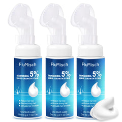 FluMisch Mousse Minoxidil: application-cheveux, absorption rapide et pratique.