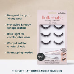 Trois ensembles de cils FlutterHabit pour un regard naturel