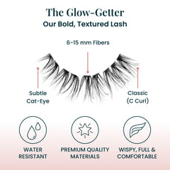 FlutterHabit Glow-Getter longueur réglable 6 à 15 mm pour varier l’effet