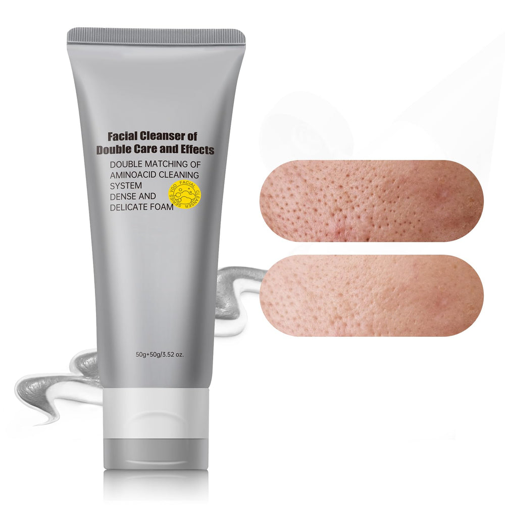 FLYLEAF Nettoyant visage exfoliant doux – texture douce purifiant les pores et rafraîchissant la peau
