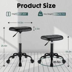 Chaise FNZIR carree rotation 360°, mobilité fluide durant les prestations.