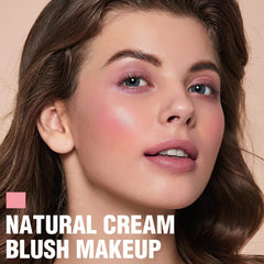 Texture crème FOCALLURE Baby Pink prête à l’application douce.