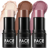 FOCALLURE trio contour crème ton neutre lumineux pour un fini naturel.