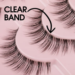 Bande claire Focipeysa, cils 14 mm, confort léger et discret.