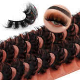 Cils synthétiques pelucheux 20mm de Focipeysa – volume naturel pour un regard glamour.