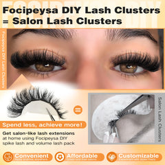 Focipeysa colle de liaison et scellant noir pour une tenue durable des extensions.