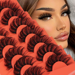 Focipeysa faux cils duveteux 17 mm pour un regard volumineux et naturel.