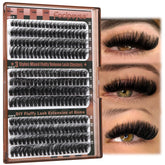 Focipeysa groupes de cils 150-180-220 pour un regard volumineux et naturel.