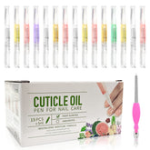 Stylo huile cuticulaire Fokostar rose : hydratation ciblée pour cuticules et ongles