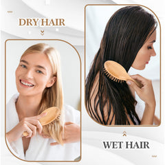 Brosse FoldTier mini oval dents-flexibles démêlage en douceur.