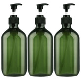 FOOCHY bouteilles pompe vertes, ensemble 3, parfaites pour voyage.