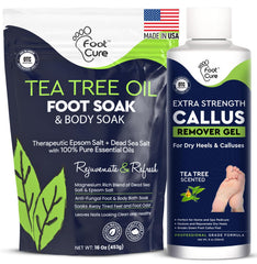 Foot Cure bain-pieds arbre-a-the, détente et douceur pour pieds fatigués