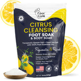 Foot Cure Citrus Detox: vue du bain-pieds revitalisant.