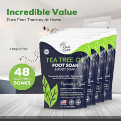 FOOT CURE huile-arbre-a-the pour pieds-propres et frais
